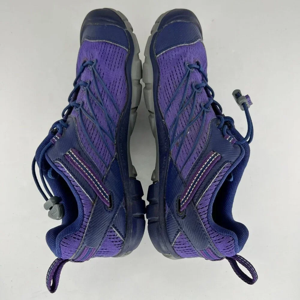 Keen Boys CD-C 011119 Blue Purple Lace Up Round Toe Low Size 5Y Athletic Shoes
